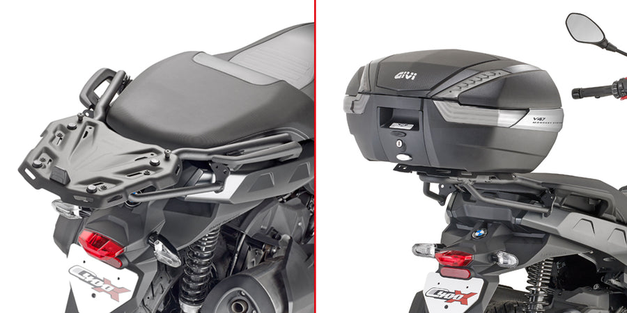 BMW C 400 X [GIVI] - Kansikotelo MONOKEY®- tai MONOLOCK®-koteloille asennettavaksi MONOKEY®-levyn M5 kanssa