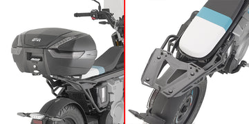 BMW CE 02 [GIVI] - Top case carrier for MONOKEY® or MONOLOCK® cases to be mounted with the MONOKEY® plate M5