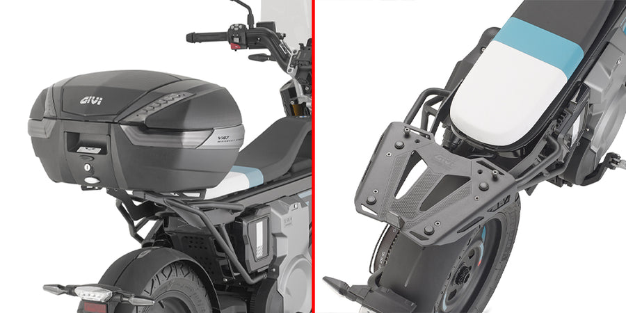 BMW CE 02 [GIVI] - Yläkotelon pidike MONOKEY®- tai MONOLOCK®-koteloille asennettavaksi MONOKEY®-levyn M5 kanssa