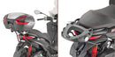 Piaggio Mp3 300 HPE [GIVI] - Top case carrier for MONOKEY® cases max