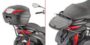 Piaggio Mp3 300 HPE [GIVI] - Top case carrier for MONOLOCK® cases, use the MONOLOCK® supplied in the case