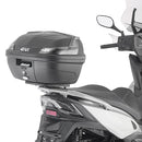 B37 BLADE Tech - Monolock Topcase mit Platte – schwarz matt / Max Zuladung 3 kg