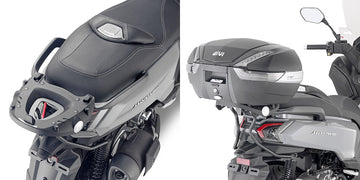 SYM Maxsym 400 [GIVI] - Top case carrier for MONOKEY® or MONOLOCK® cases to be mounted with the MONOKEY® plate M5