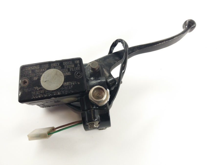 Yamaha DT 125 LC 10V [1982] - Jarrupumpun käsijarrupumppu jarrulevyn kanssa