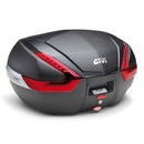 V47 Monokey top case in carbon look – red reflectors / Max. load 10 kg