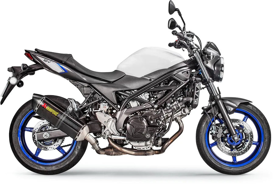 Suzuki SV 650 [Akrapovic] - Hiilikuitu lopulliset hopeapakot