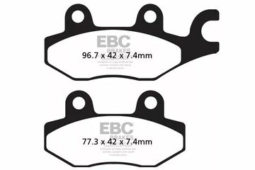 Yamaha xtz 660 Tenere [EBC] -FA-HH -sarjan sintermetal-jarrutyynyt