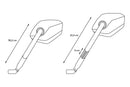 aprilia tuono 1000 [SW-MOTECH] – Sport Spiegel-Set, langer Spiegelarm