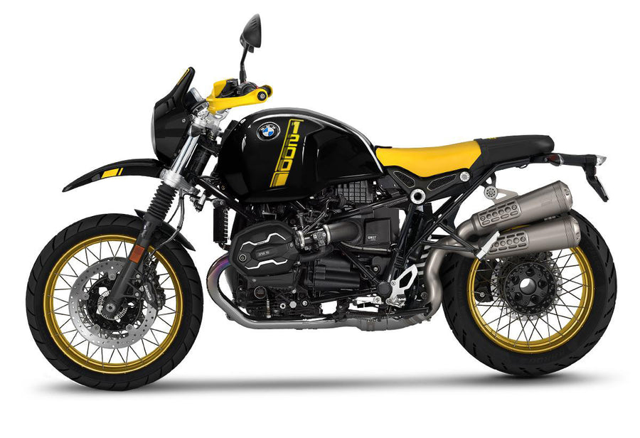 BMW R nineT 1200 Pure [2017-2023] - Aufkleber 40. x Panzer Paris dakar