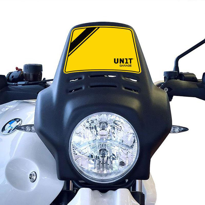 BMW R 1150 GS Adventure [2002-2006] - Gelber „40th“-Aufkleber für Fenouil-Windschild