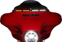 Harley Davidson Flhtcui [MUKAUTETTU DYNAMIIKKA] – Genesis® 4 Dynamic LED Batwing -tuulilasin verhoilu