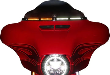 Harley Davidson Flhtcui [MUKAUTETTU DYNAMIIKKA] – Genesis® 4 Dynamic LED Batwing -tuulilasin verhoilu