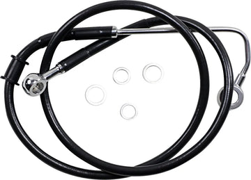 harley davidson flstc [DRAG SPECIALTIES] - Jatkettu ruostumattomasta teräksestä valmistettu jarruputki