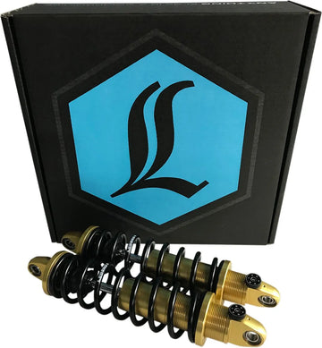 Harley-Davidson FXDBP 1690 Dyna Street Bob Factory Custom [2015-2016, 2016] - Legend REVO-A coil suspension for Dyna models - Surface: Anodized, Gold - Item no. 1310-1744 – Image 2