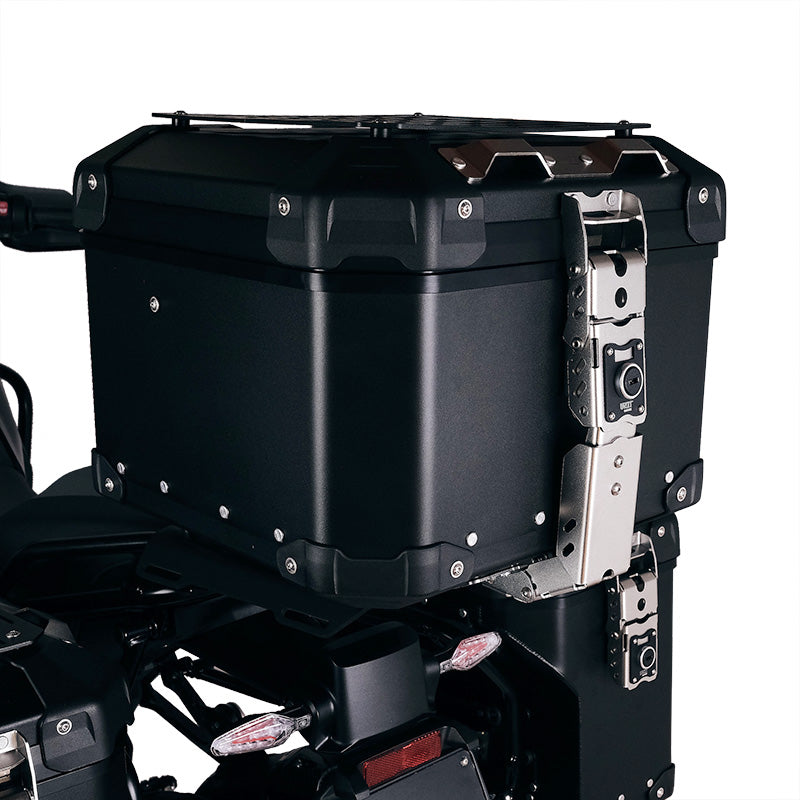 BMW R 12 nineT [2024-2026] - Atlas 44L Universal-Aluminium-Topcase + Gepäckträger mit Soziusgriffen