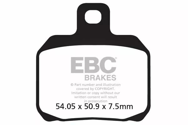 Ducati 1198 [EBC] -Half-Sintred Vee -jarrupalat
