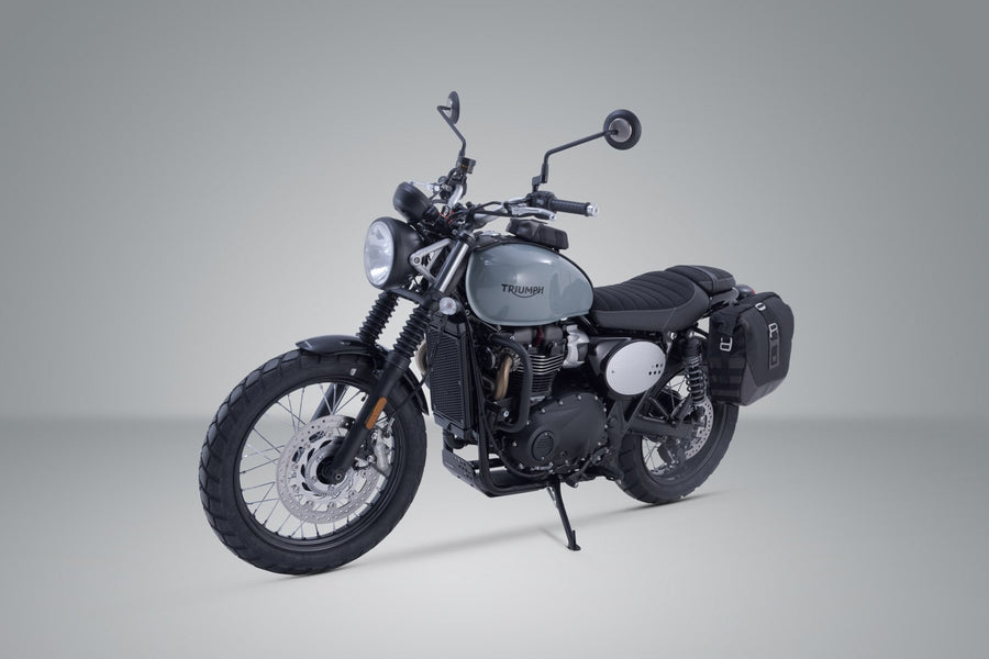 Triumph Street Cup 900 [2018-2020] - Legend Gear LC2 sivulaukkujärjestelmä Brown Edition vasen - kuva 1