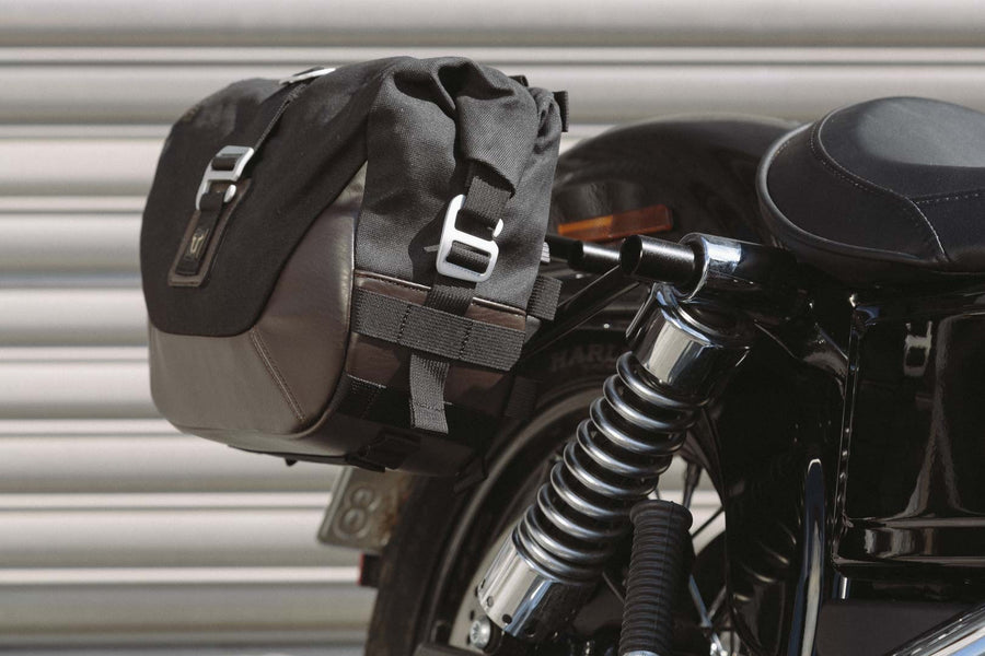 Harley-Davidson FXDWG 1690 Dyna Wide Glide [2012-2017] - Legend Gear LC2 Side Bag System Brown Edition – Image 2