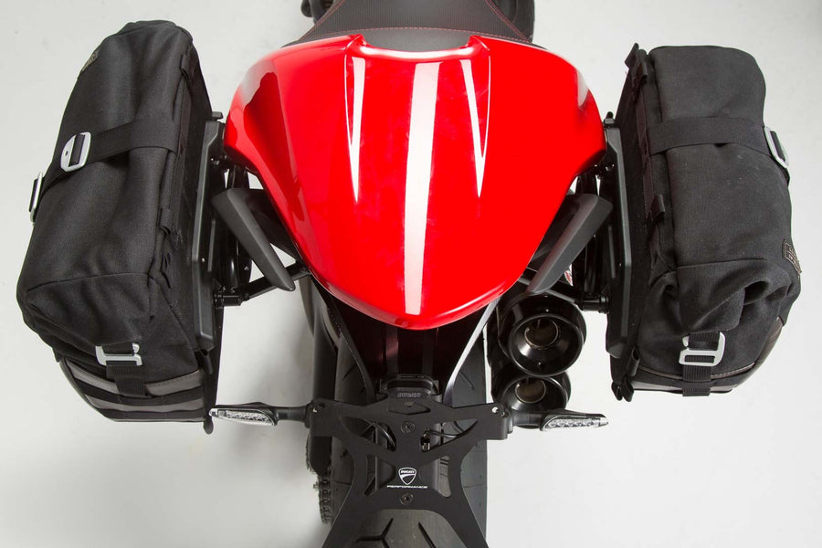 Ducati Monster 1200 R [2016] - Legend Gear LC1 & LC2 sivulaukkujärjestelmä Black Edition – kuva 2