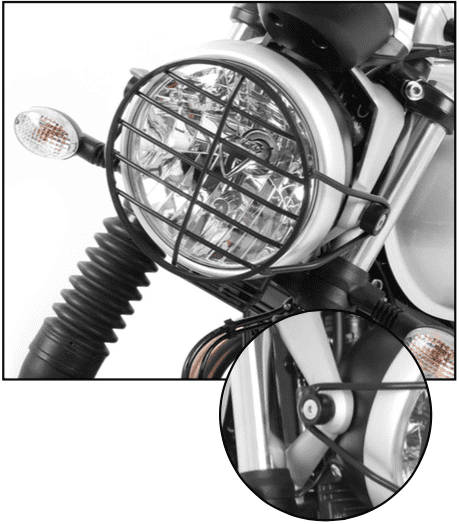 Triumph Speed Twin 900 [2023-2024] - Lampenschutzgitter Detailansicht
