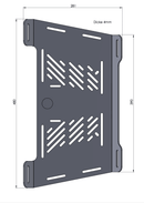 Honda XL 700 V Transalp [2008-2012] - Luggage bridge extension-3