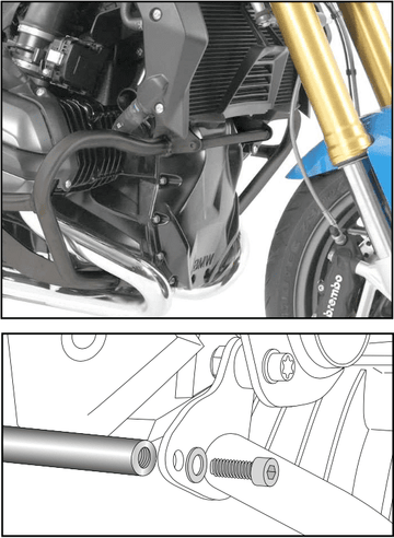 BMW R 1200 GS LC [2013-2018] - Versteifungsbügel Offroad - 0