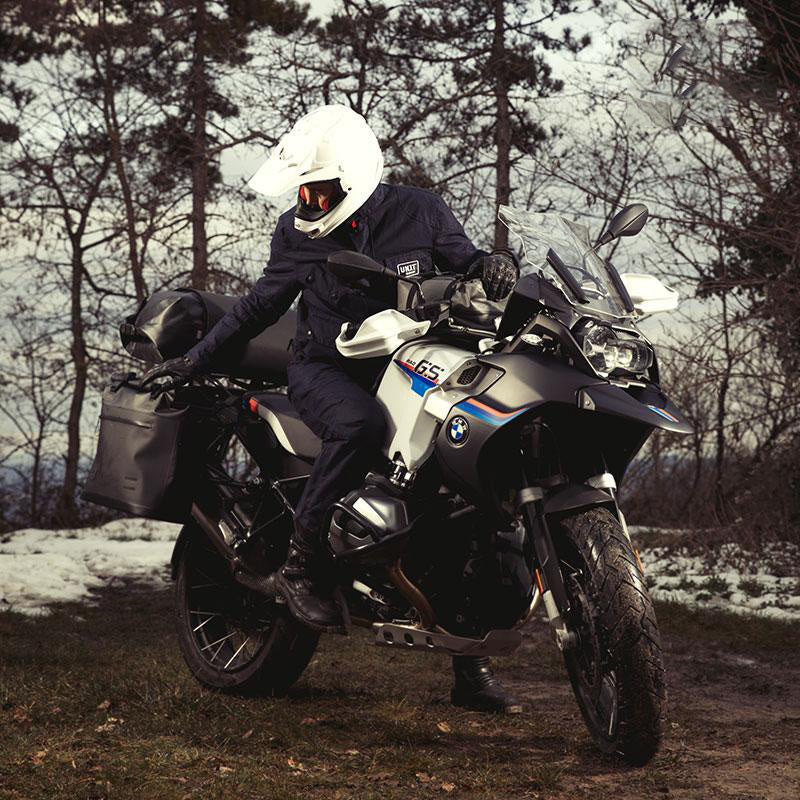 BMW R nineT 1200 Scrambler [2016-2023] - Khali Seitentasche aus TPU 35L - 45L + Aluminiumplatte