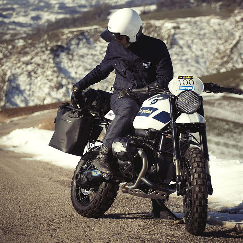 BMW R nineT 1200 Scrambler [2016-2023] - Khali Seitentasche aus TPU 35L - 45L + Aluminiumplatte