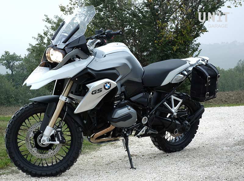 BMW R 1200 GS LC [2013-2018] - Seitentasche Scram aus Spaltleder 22L-30L + Linker Rahmen GS LC
