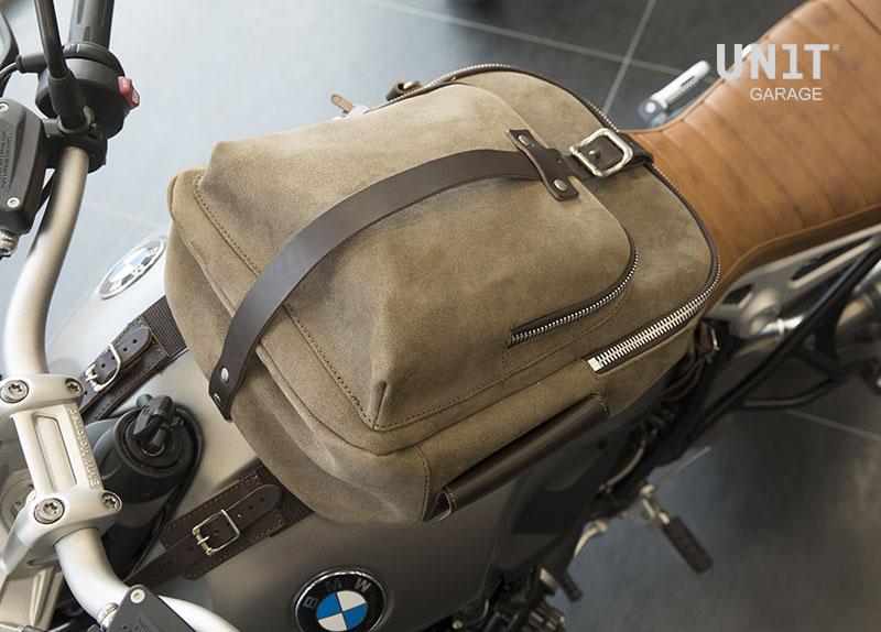 BMW F 450 GS [2026-] - Tankrucksack aus Spaltleder