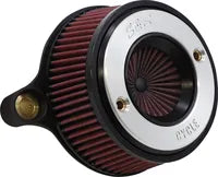 Harley-Davidson XL 883 L Sportster SuperLow [2020] - Stealth Luftfilterabdeckung – Oberfläche: Schwarz – Oberfläche: Schwarz, Glänzend – Design: Teardrop – Bild 11
