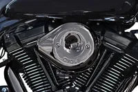 Harley-Davidson Xl 1200 T Sportster Superlow [2019, 2019-2020] - Stealth Luftfilterabdeckung – Oberfläche: Schwarz – Bild 12
