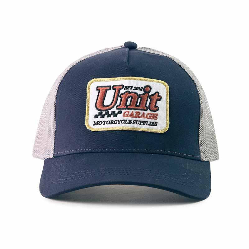BMW R 1150 GS [1999-2004] - Trucker box cap with blue Unitgarage logo