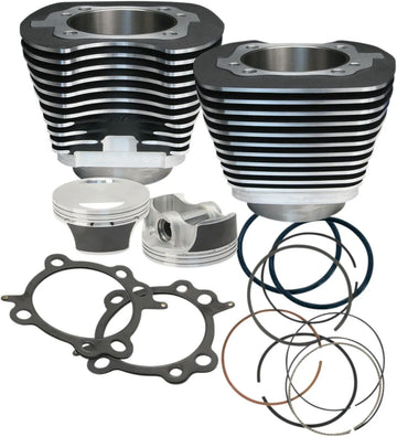 Harley-Davidson FXSTSSE 1800 Softail Springer Screamin Eagle [2007] - Big Bore Zylinderkit – Oberfläche: Schwarz – Bild 1