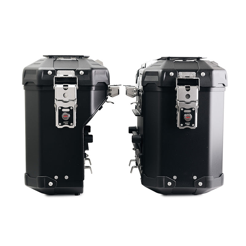BMW F 900 GS Adventure [2024-] - Atlas Aluminium-Taschenpaar 39L + 32L + Atlas BMW F900GS ADV Aluminium-Satteltaschenrahmen