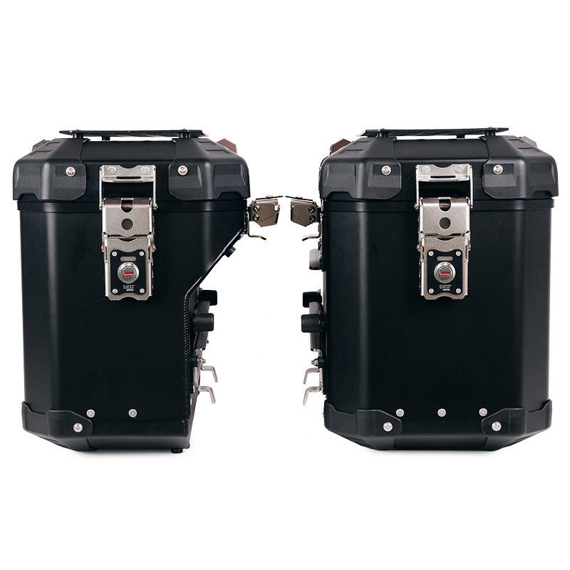 BMW R 1200 GS LC Rad [2013-2019] - Atlas Alu-Seitenkoffer-Set 48L + 41L + Taschenrahmen Alu R1200GS LC - R1250GS & ADV
