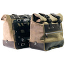 BMW R nineT 1200 Racer [2017-2020] - Paar Cult-Seitentaschen aus Spaltleder 40L - 50L + Aluminiumplatte