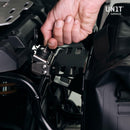 BMW R nineT 1200 Pure [2017-2023] - Paar Aluminiumplatten + Edelstahl-Schnellkupplung und Schloss