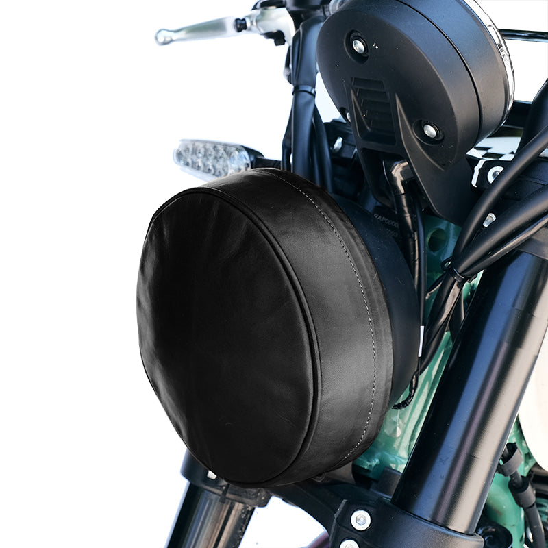 BMW R nineT 1200 Scrambler [2016-2023] - Scheinwerferabdeckung aus Leder