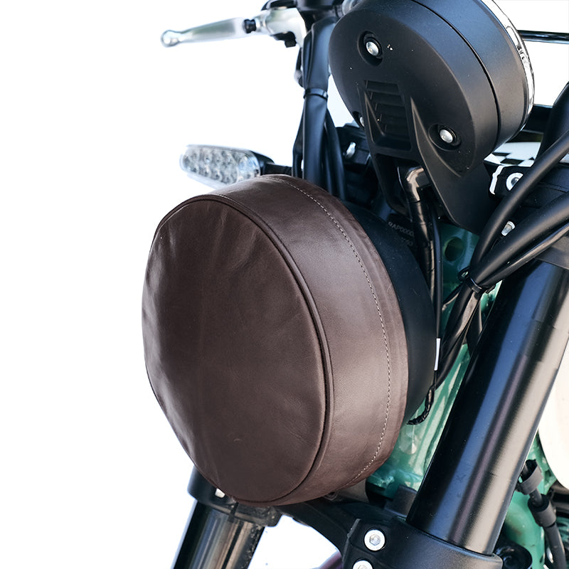 BMW R nineT 1200 Scrambler [2016-2023] - Scheinwerferabdeckung aus Leder