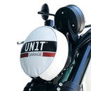 BMW R nineT 1200 Racer [2017-2020] - Scheinwerferabdeckung aus Leder mit Logo
