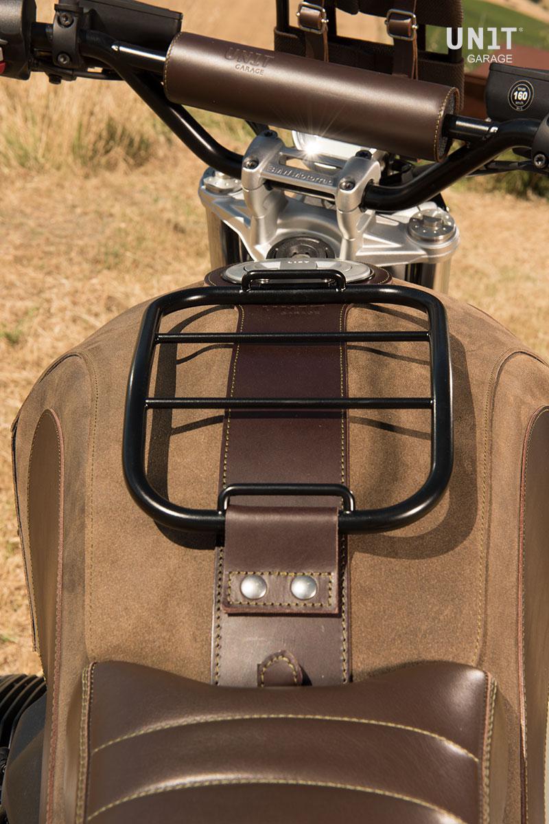 BMW R nineT 1200 Pure [2017-2023] - Tankabdeckung aus Leder mit Gepäckträger