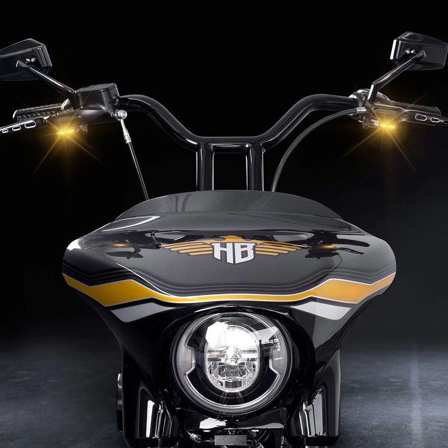 harley davidson fxsbse [HEINZ BIKES] – LED-ohjaustangon merkkivalot