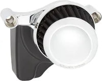 Harley-Davidson Xl 883 R Roadster [2009-2010, 2013] - Mini Teardrop Stealth Luftfilter-Kit – Oberfläche: Silber – Bild 12