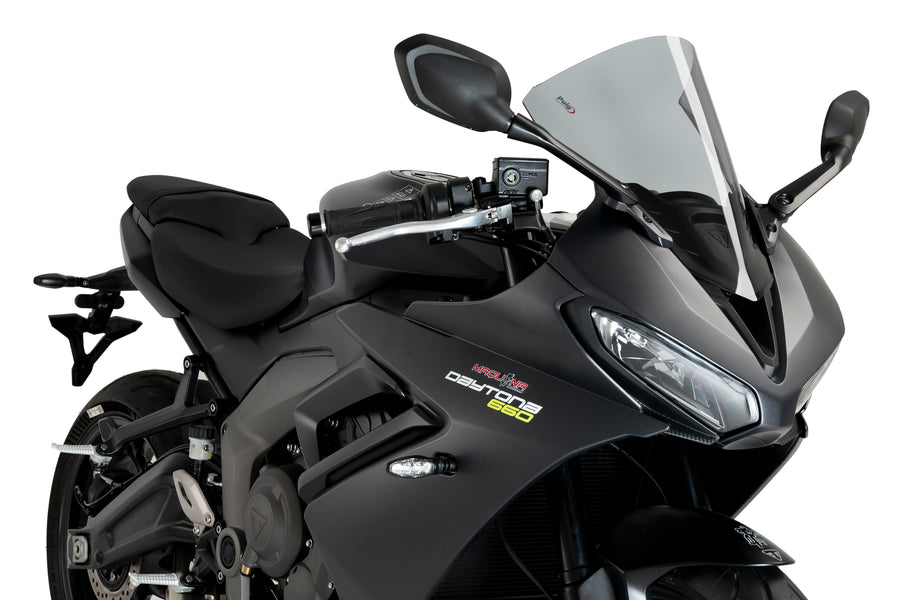 TRIUMPH DAYTONA 660 [2025] – R-Racer näyttö – mattamusta