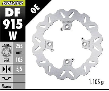Triumph TIGER 850 Sport [2025] - BRAKE DISC FIXED WAVE – picture 2