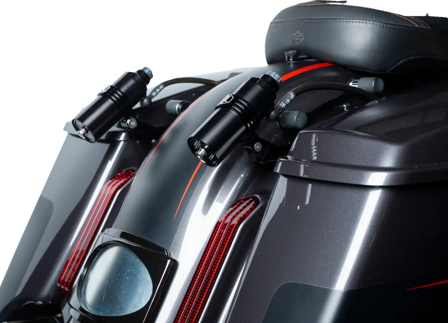 Harley-Davidson FLTRX 1923 Road Glide 117 [2024-2025] – REVO ARC Billet Remote Säiliön ulkokiinnikkeet – Kuva 2
