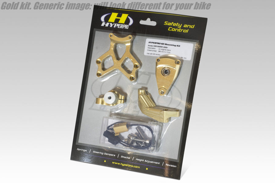 Suzuki GSX-R 1300 HAYABUSA [HYPERPRO] – Lenkungsdämpfer-Montagesatz, Gold (MK-SU13-T003)