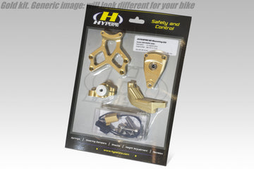 Kawasaki ZX-10 R [HYPERPRO] – Lenkungsdämpfer-Montagesatz, Gold (MK-KA10-T001)