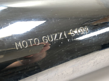 Moto Guzzi V65 Custom [1985] - Exhaust silencer end pot chrome right - 0